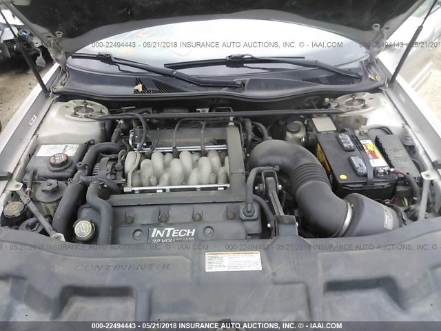 1LNHM97V2XY660061 - 1999 LINCOLN CONTINENTAL  Brązowy zdjęcie 10