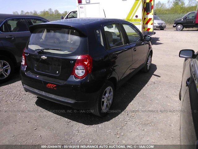 KL1TD6DE1BB198791 - 2011 CHEVROLET AVEO LS/LT 黑色 照片 4