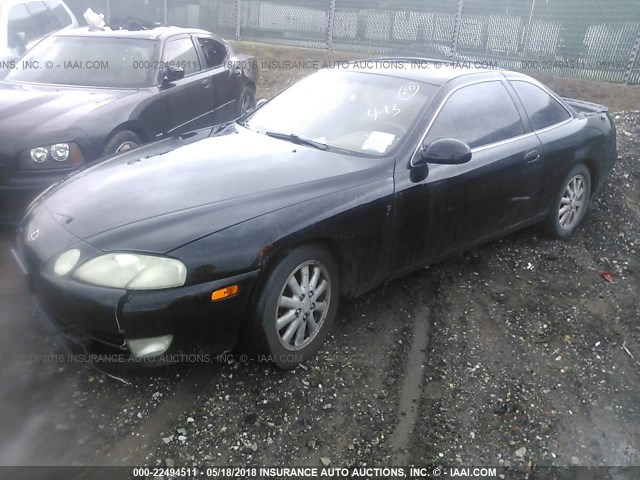 JT8UZ30C3N0022566 - 1992 LEXUS SC 400 BLACK photo 2