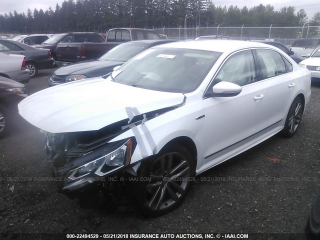 1VWDT7A32HC053882 - 2017 VOLKSWAGEN PASSAT R-LINE Ağ foto 2