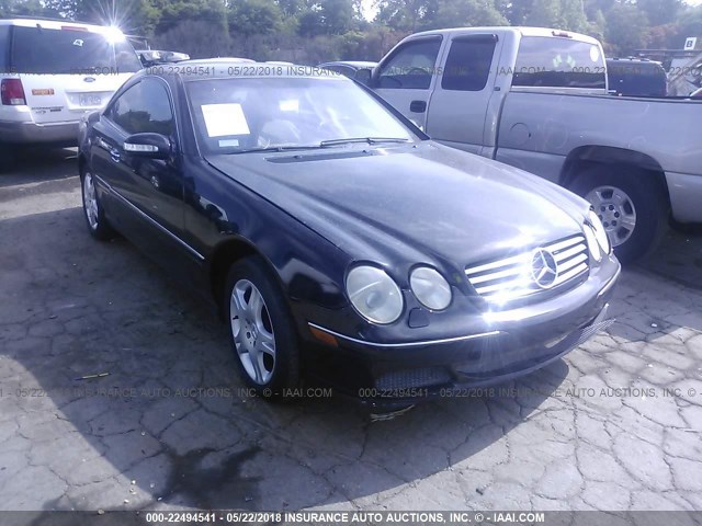 WDBPJ75J53A037533 - 2003 MERCEDES-BENZ CL 500 BLACK photo 1