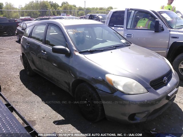 2T1KR32E77C656947 - 2007 TOYOTA COROLLA MATRIX XR GRAY photo 1