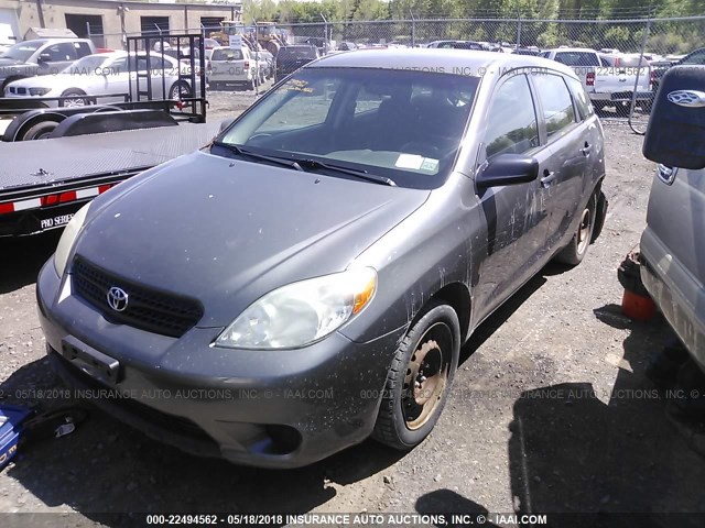 2T1KR32E77C656947 - 2007 TOYOTA COROLLA MATRIX XR GRAY photo 2