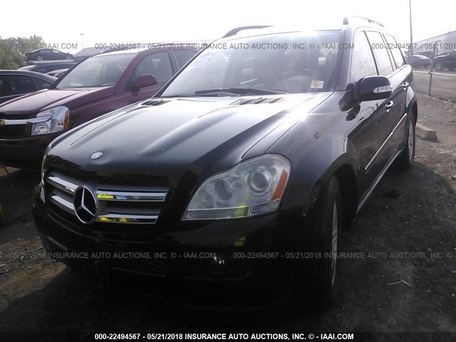 4JGBF71E07A216134 - 2007 MERCEDES-BENZ GL 450 4MATIC BLACK photo 2