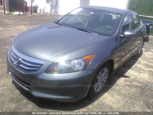 1HGCP2F41CA142453 - 2012 HONDA ACCORD LXP GRAY photo 2