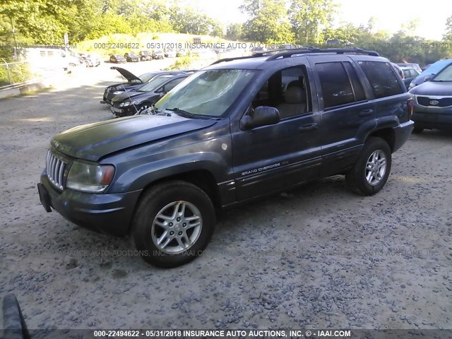 1J8GW48S84C355408 - 2004 JEEP GRAND CHEROKEE LAREDO/COLUMBIA/FREEDOM 蓝色 照片 2