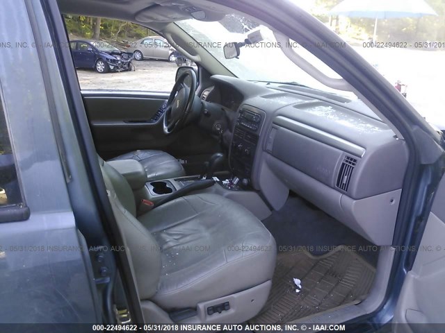 1J8GW48S84C355408 - 2004 JEEP GRAND CHEROKEE LAREDO/COLUMBIA/FREEDOM 蓝色 照片 5