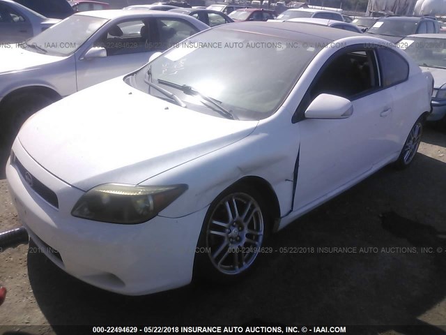 JTKDE177850055629 - 2005 TOYOTA SCION TC WHITE photo 2