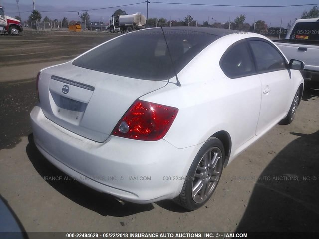 JTKDE177850055629 - 2005 TOYOTA SCION TC 白色 照片 4