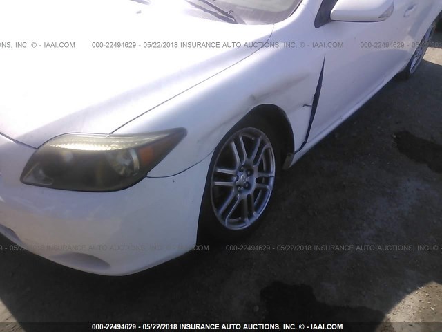 JTKDE177850055629 - 2005 TOYOTA SCION TC 白色 照片 6