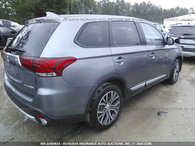 JA4AD2A36JJ002242 - 2018 MITSUBISHI OUTLANDER ES 灰色 照片 4