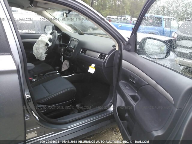 JA4AD2A36JJ002242 - 2018 MITSUBISHI OUTLANDER ES 灰色 照片 5