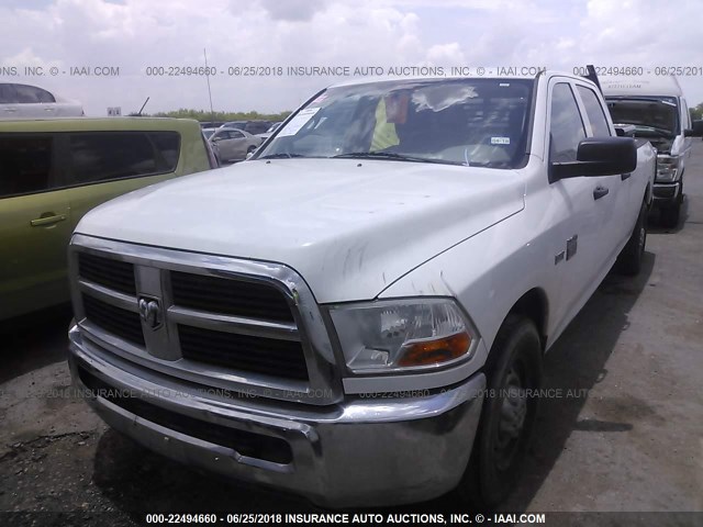 3C6TD4HT1CG211254 - 2012 DODGE RAM 2500 ST WHITE photo 2