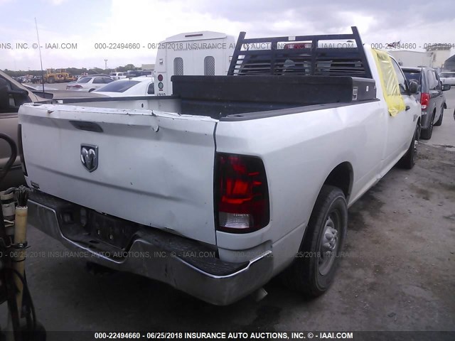 3C6TD4HT1CG211254 - 2012 DODGE RAM 2500 ST WHITE photo 4