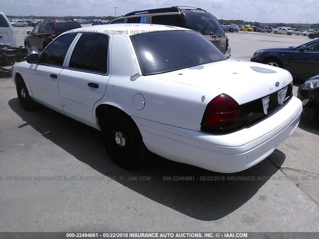 2FAFP71W37X137386 - 2007 FORD CROWN VICTORIA POLICE INTERCEPTOR WHITE photo 3