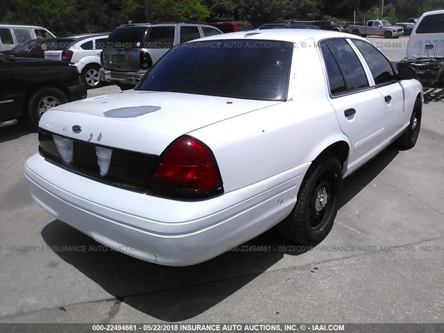 2FAFP71W37X137386 - 2007 FORD CROWN VICTORIA POLICE INTERCEPTOR WHITE photo 4