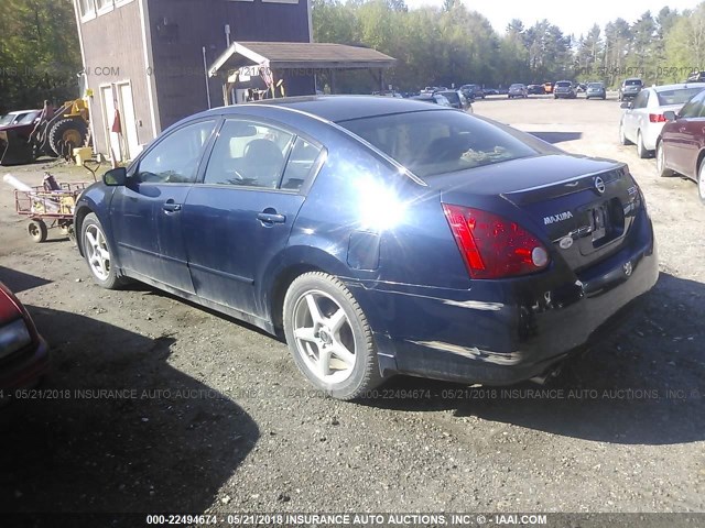 1N4BA41E86C842881 - 2006 NISSAN MAXIMA SE/SL BLUE photo 3