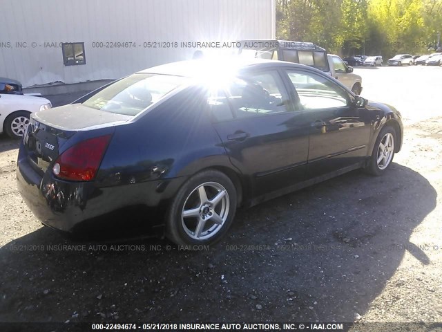 1N4BA41E86C842881 - 2006 NISSAN MAXIMA SE/SL BLUE photo 4