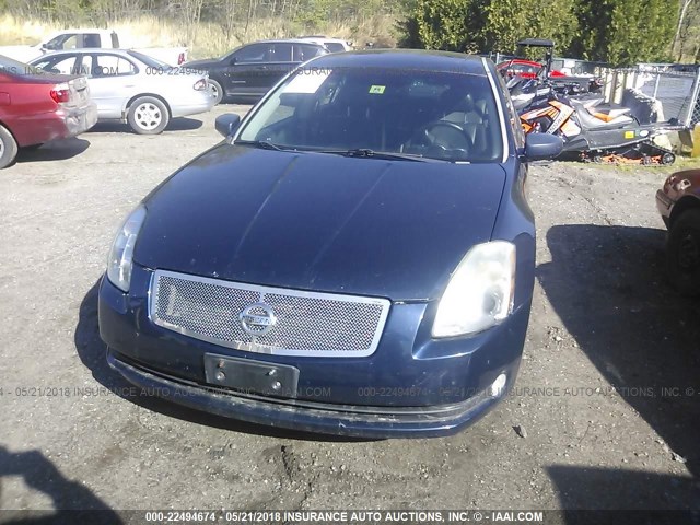 1N4BA41E86C842881 - 2006 NISSAN MAXIMA SE/SL BLUE photo 6