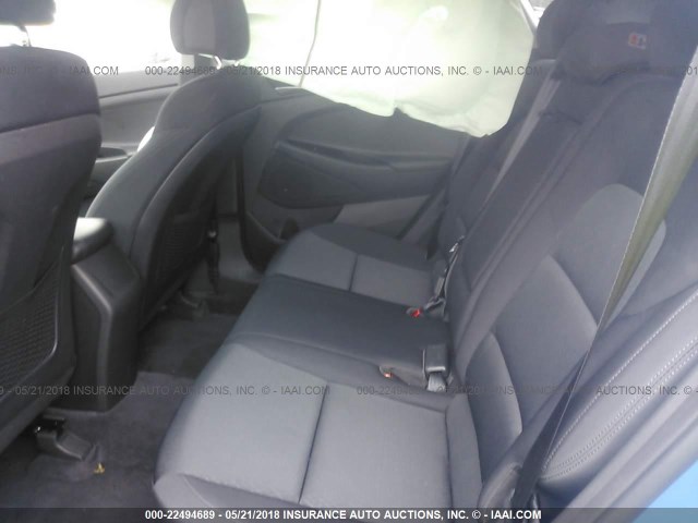 KM8J33A45JU621691 - 2018 HYUNDAI TUCSON LIMITED/SPORT AND ECO/SE BLUE photo 8