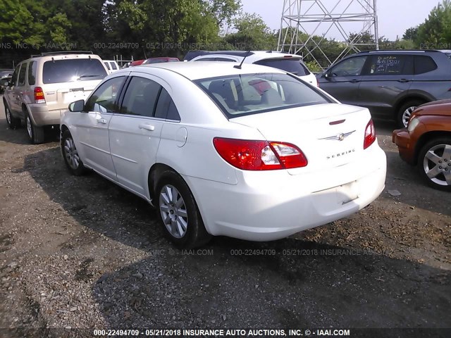 1C3LC46K28N165734 - 2008 CHRYSLER SEBRING LX WHITE photo 3