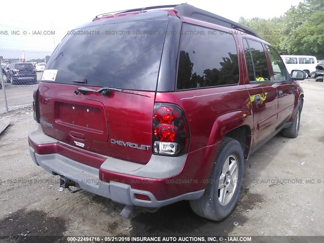 1GNES16S336132130 - 2003 CHEVROLET TRAILBLAZER EXT RED photo 4