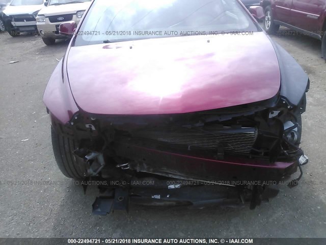 1G1ZC5E09CF321145 - 2012 CHEVROLET MALIBU 1LT 红色 照片 6