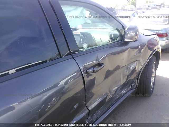 1C4RDJDG8HC723047 - 2017 DODGE DURANGO GT GRAY photo 6