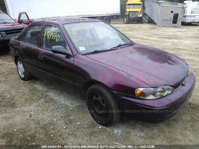 1Y1SK5284WZ438961 - 1998 CHEVROLET GEO PRIZM LSI RED photo 1