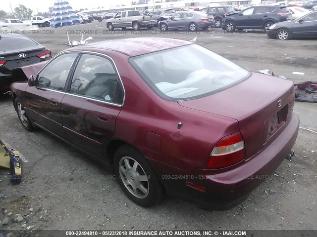 1HGCD5654RA038616 - 1994 HONDA ACCORD EX/EX-R BURGUNDY photo 3