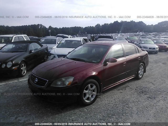 1N4AL11D66C170217 - 2006 NISSAN ALTIMA S/SL RED photo 2