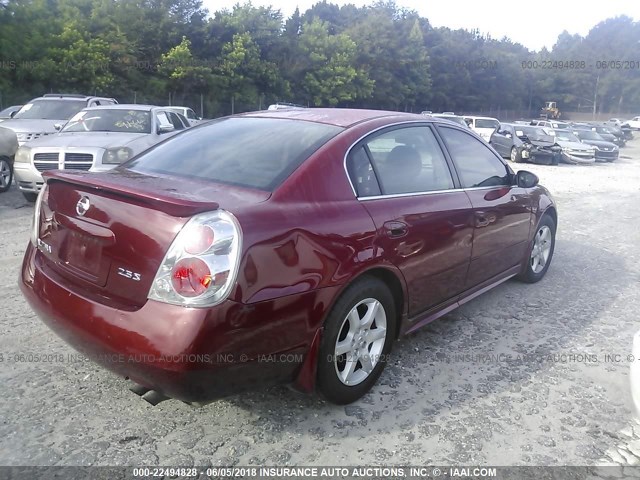 1N4AL11D66C170217 - 2006 NISSAN ALTIMA S/SL RED photo 4