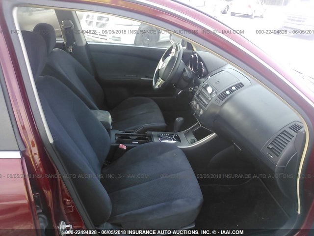 1N4AL11D66C170217 - 2006 NISSAN ALTIMA S/SL RED photo 5