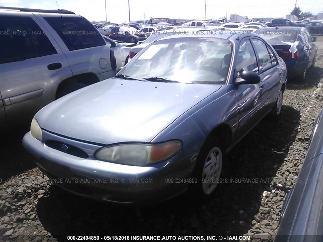 1FAFP13P7XW121867 - 1999 FORD ESCORT SE BLUE photo 2