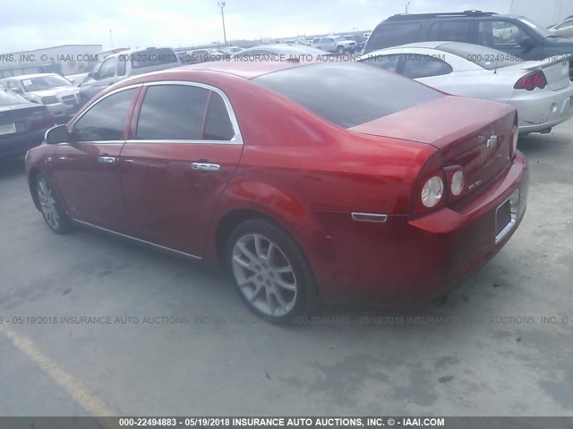 1G1ZK57738F225208 - 2008 CHEVROLET MALIBU LTZ 红色 照片 3