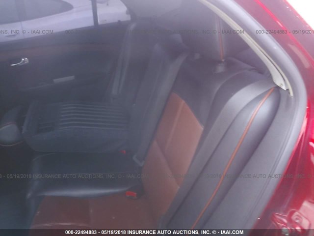 1G1ZK57738F225208 - 2008 CHEVROLET MALIBU LTZ 红色 照片 8