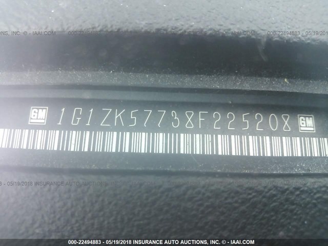 1G1ZK57738F225208 - 2008 CHEVROLET MALIBU LTZ 红色 照片 9