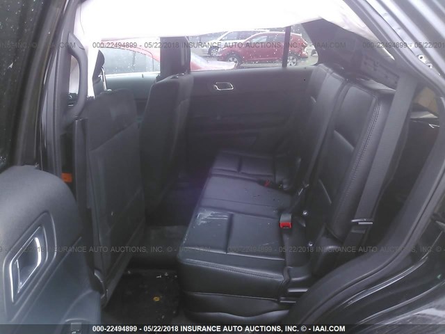 1FM5K8AR8GGB28382 - 2016 FORD EXPLORER POLICE INTERCEPTOR BLACK photo 8