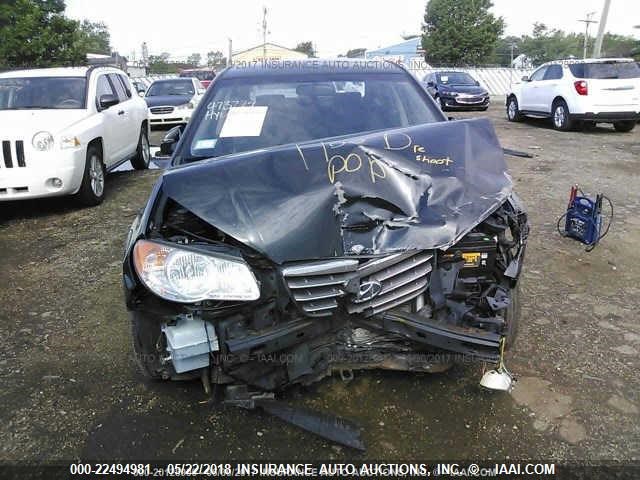 KMHDU46DX8U475999 - 2008 HYUNDAI ELANTRA GLS/SE/LIMITED BLACK photo 6