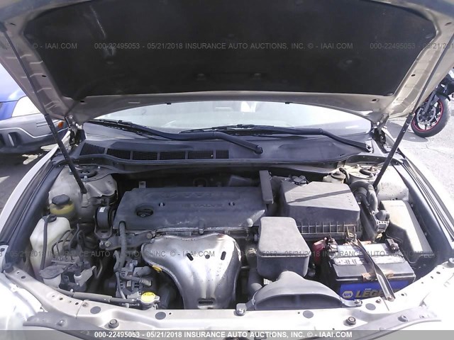 4T1BE46K99U316704 - 2009 TOYOTA CAMRY SE/LE/XLE 金色 照片 10