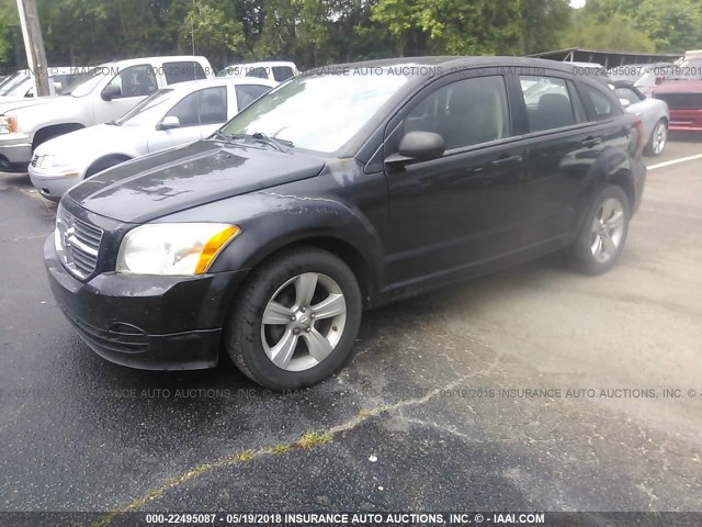 1B3CB4HA2AD552719 - 2010 DODGE CALIBER SXT BLACK photo 2