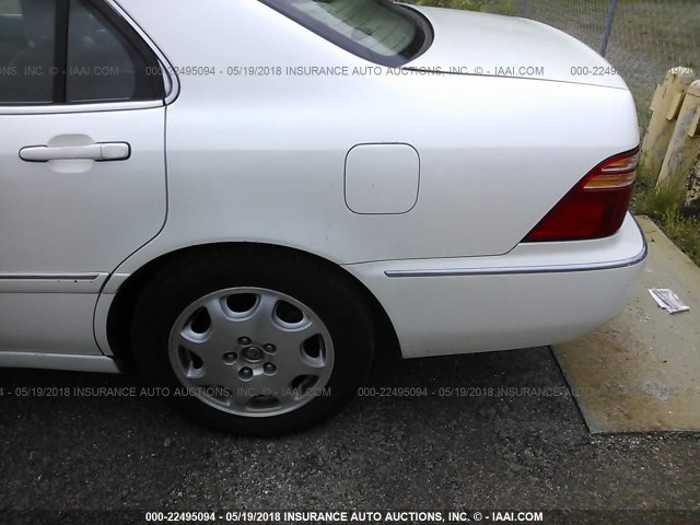 JH4KA9651YC013393 - 2000 ACURA 3.5RL WHITE photo 6