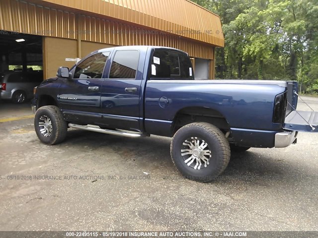 3D7KS28C66G117007 - 2006 DODGE RAM 2500 ST/SLT/LARAMIE BLUE photo 3