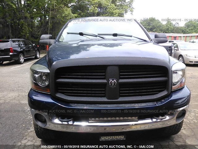 3D7KS28C66G117007 - 2006 DODGE RAM 2500 ST/SLT/LARAMIE ლურჯი ფოტო 6