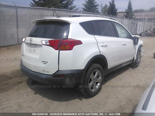 2T3DFREV2DW098622 - 2013 TOYOTA RAV4 LIMITED Ağ foto 4