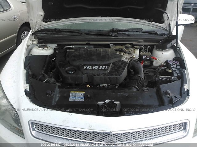 1G1ZK57789F205800 - 2009 CHEVROLET MALIBU LTZ 白色 照片 10
