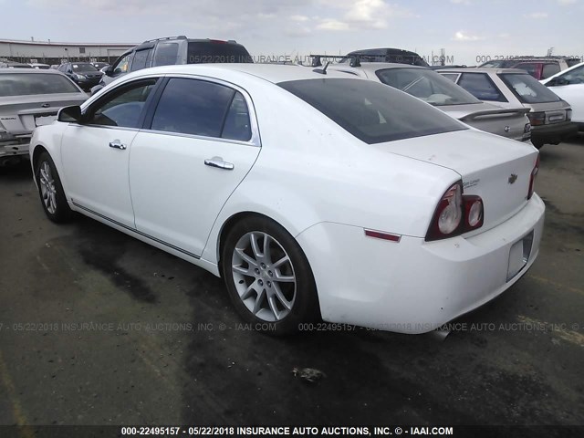1G1ZK57789F205800 - 2009 CHEVROLET MALIBU LTZ 白色 照片 3