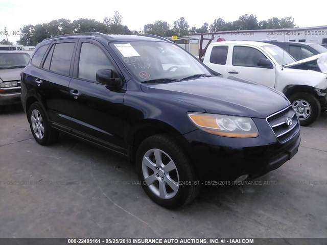 5NMSH13E28H213333 - 2008 HYUNDAI SANTA FE SE/LIMITED BLACK photo 1