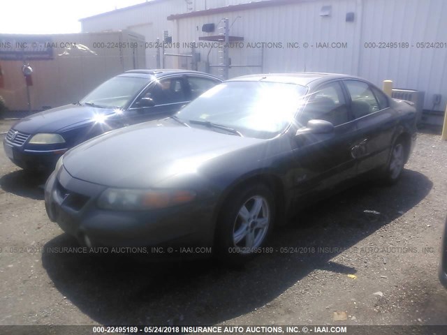 1G2HY52K434171195 - 2003 PONTIAC BONNEVILLE SLE GRAY photo 2