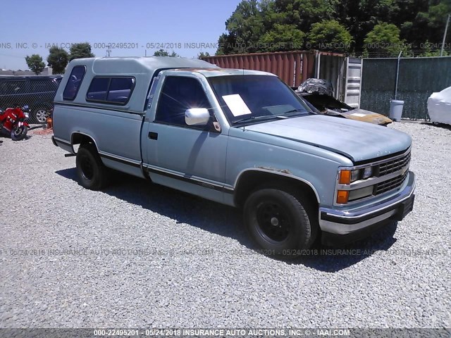 1GCDC14K1KE249455 - 1989 CHEVROLET GMT-400 C1500 Light Blue photo 1